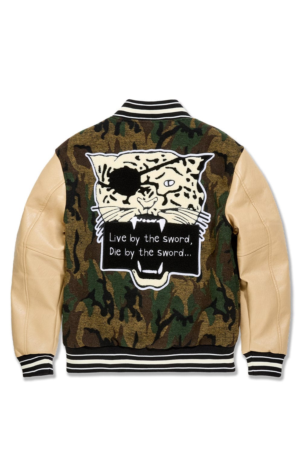 Life of Vice Varsity Jacket (Vintage Camo)