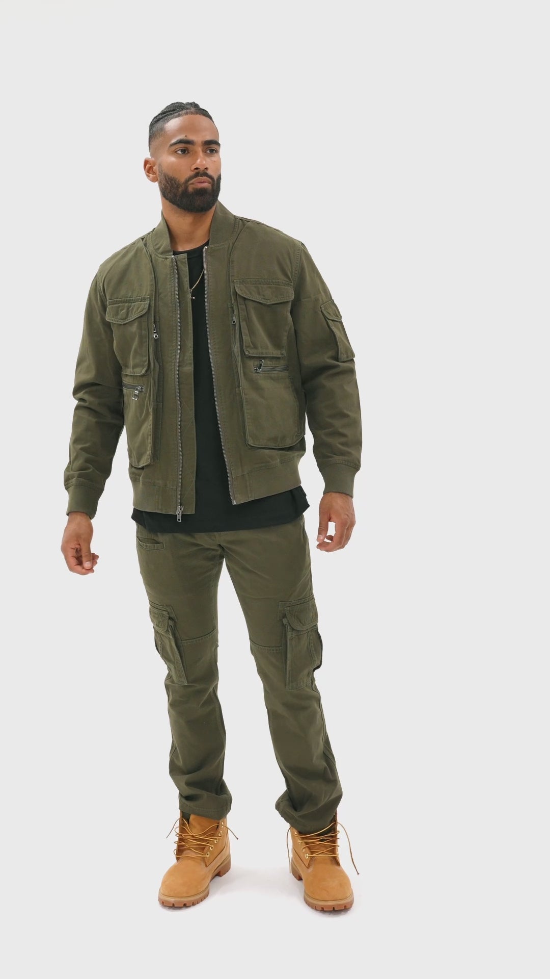Mercenary Bomber Jacket (Army Green)