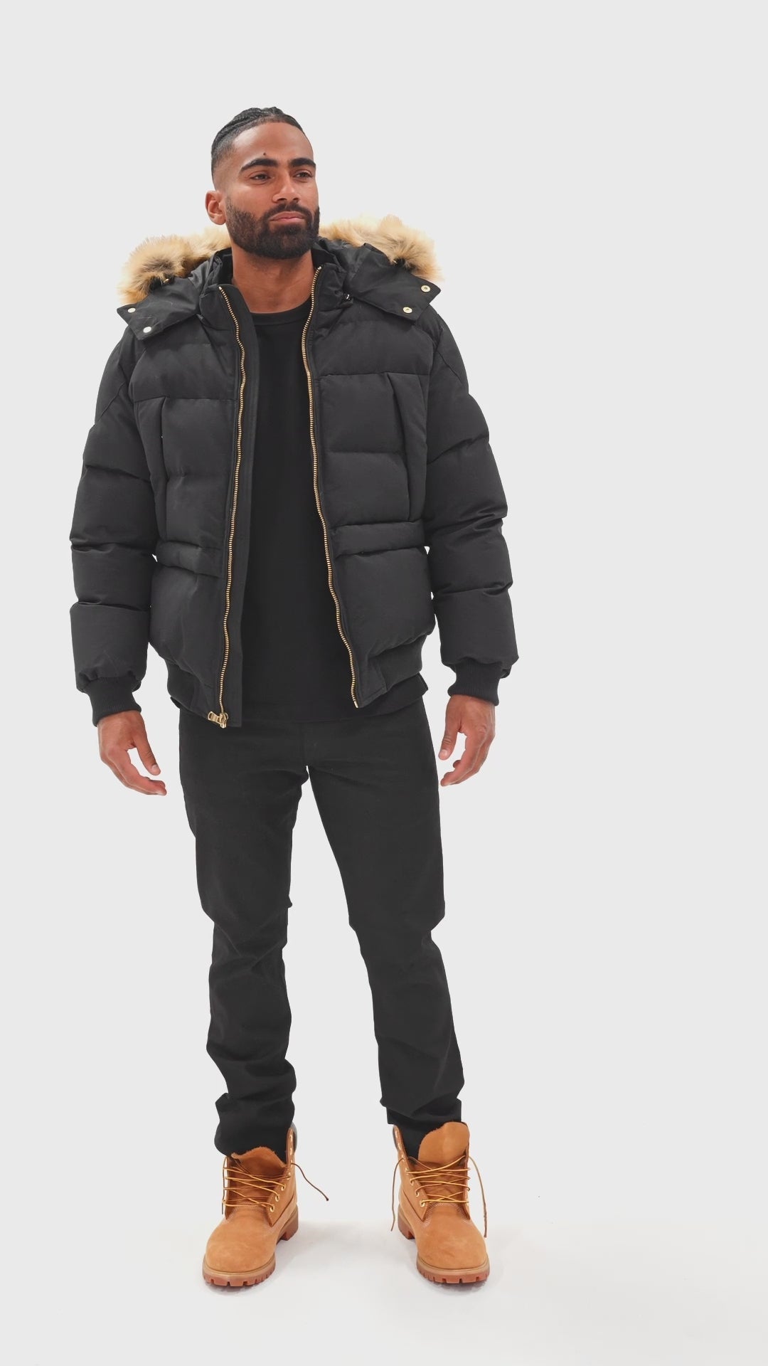 Cross Bay Bomber Jacket (Black)