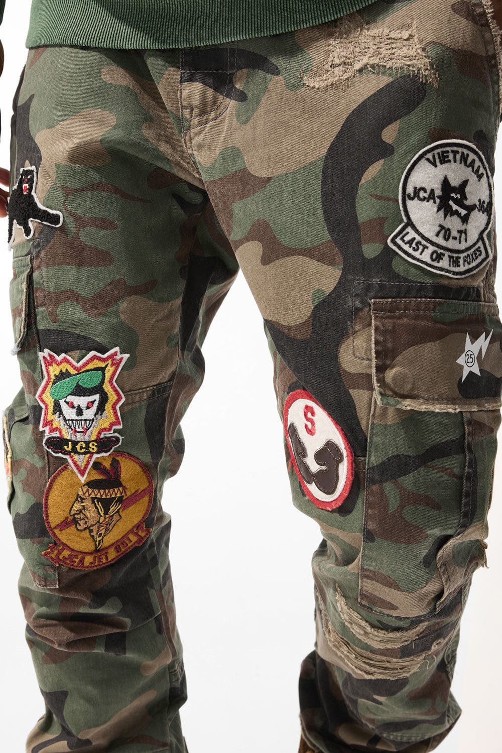 Xavier - Hellfire Cargo Pants (Vintage Camo Diary)