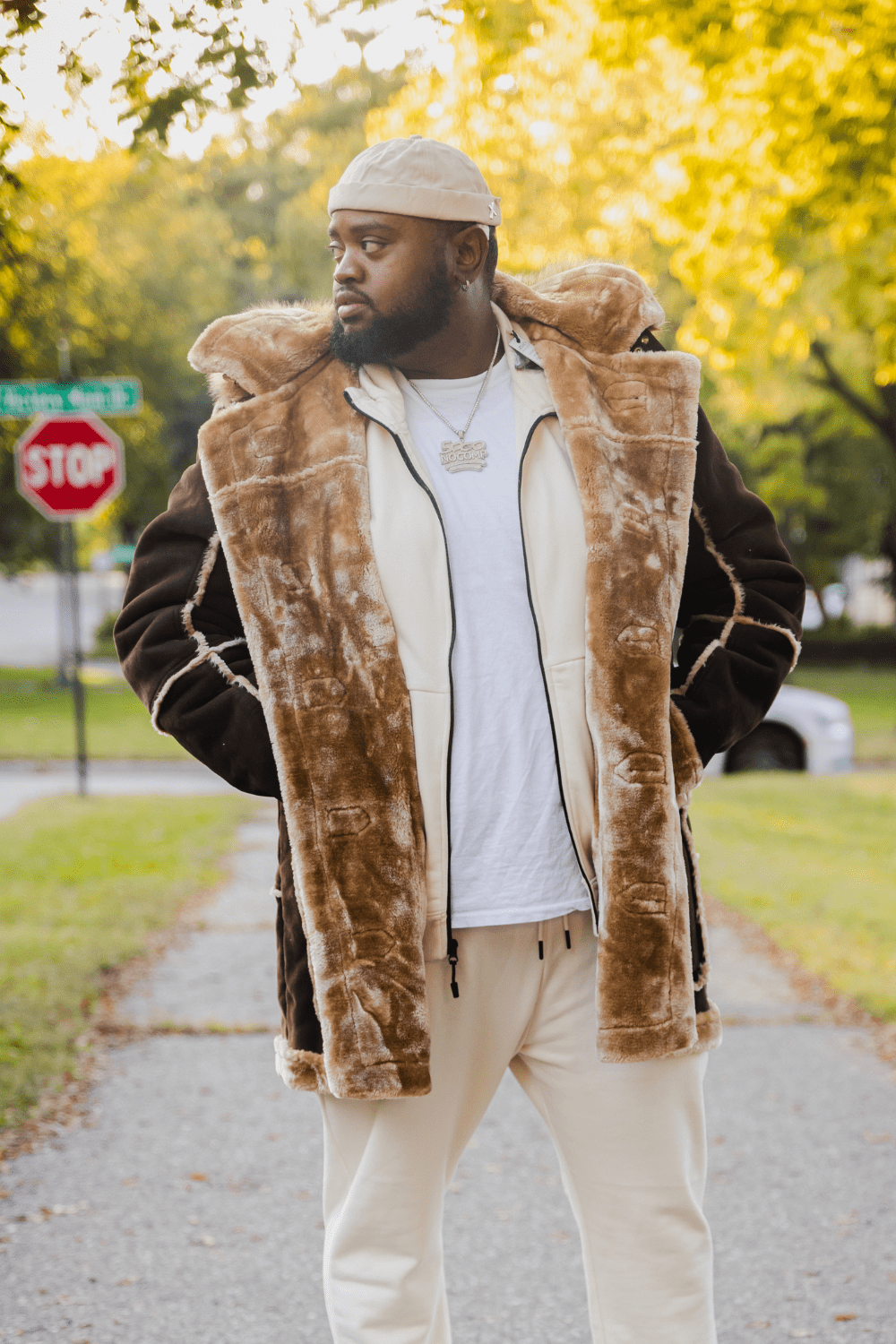 Denali Shearling Jacket (Brown)