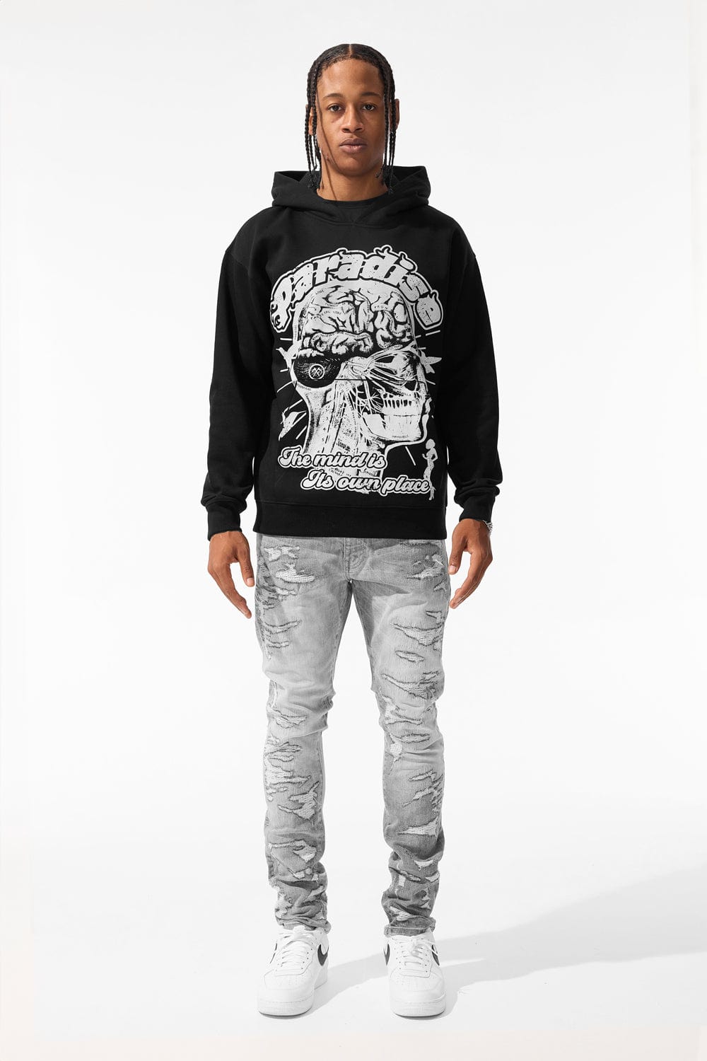 Cranial Pullover Hoodie (Black)