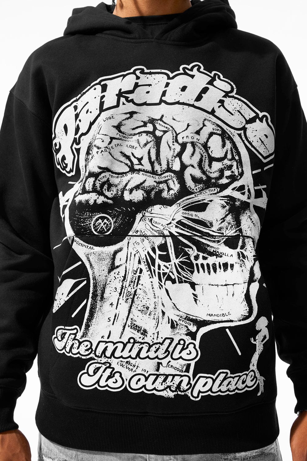 Cranial Pullover Hoodie (Black)
