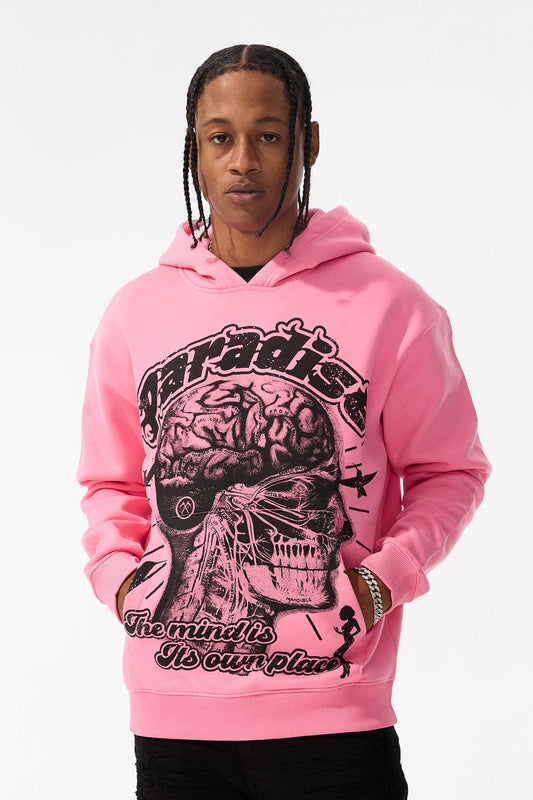 Cranial Pullover Hoodie (Pink)