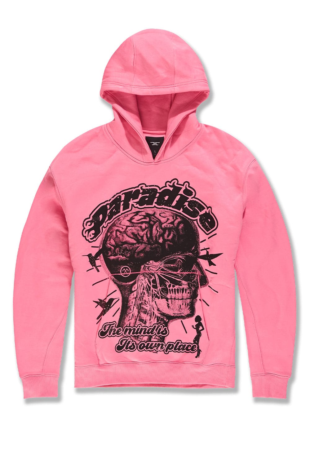 Cranial Pullover Hoodie (Pink)