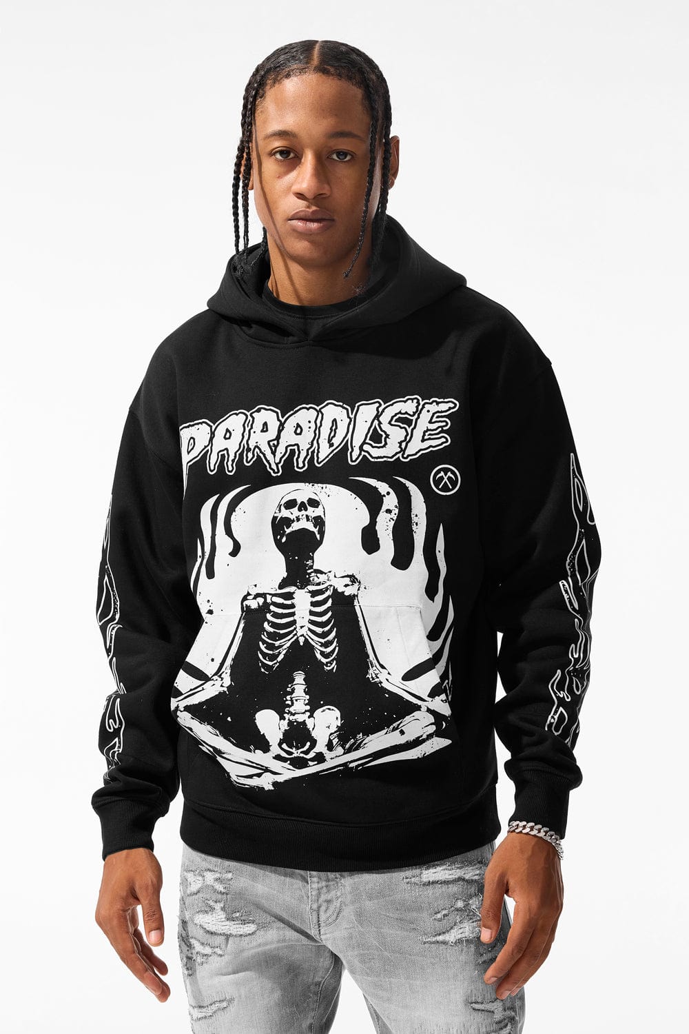 Reincarnation Pullover Hoodie (Black)
