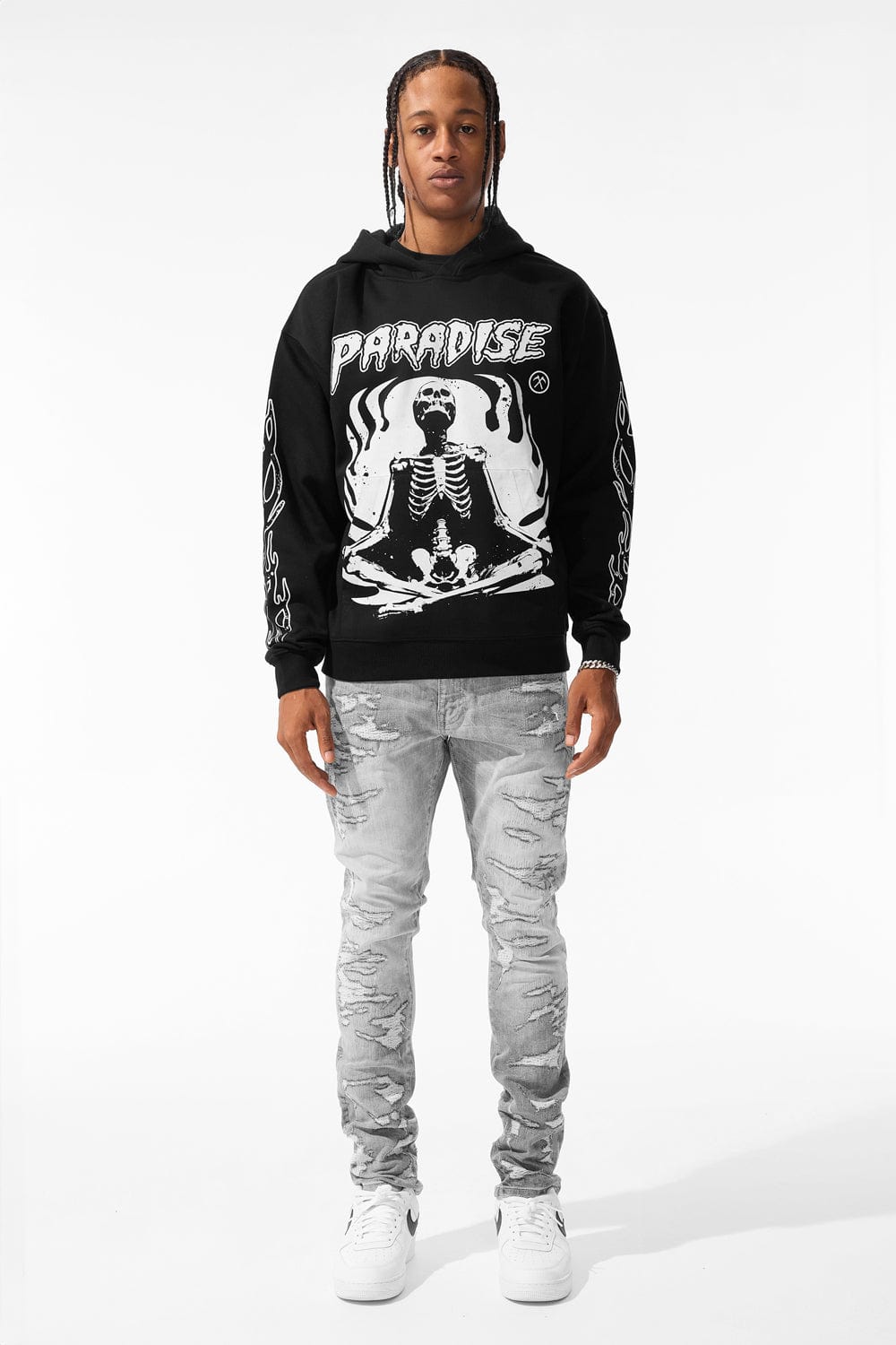 Reincarnation Pullover Hoodie (Black)