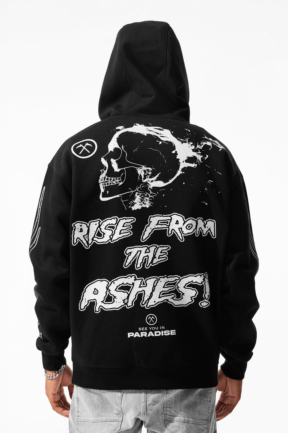 Reincarnation Pullover Hoodie (Black)