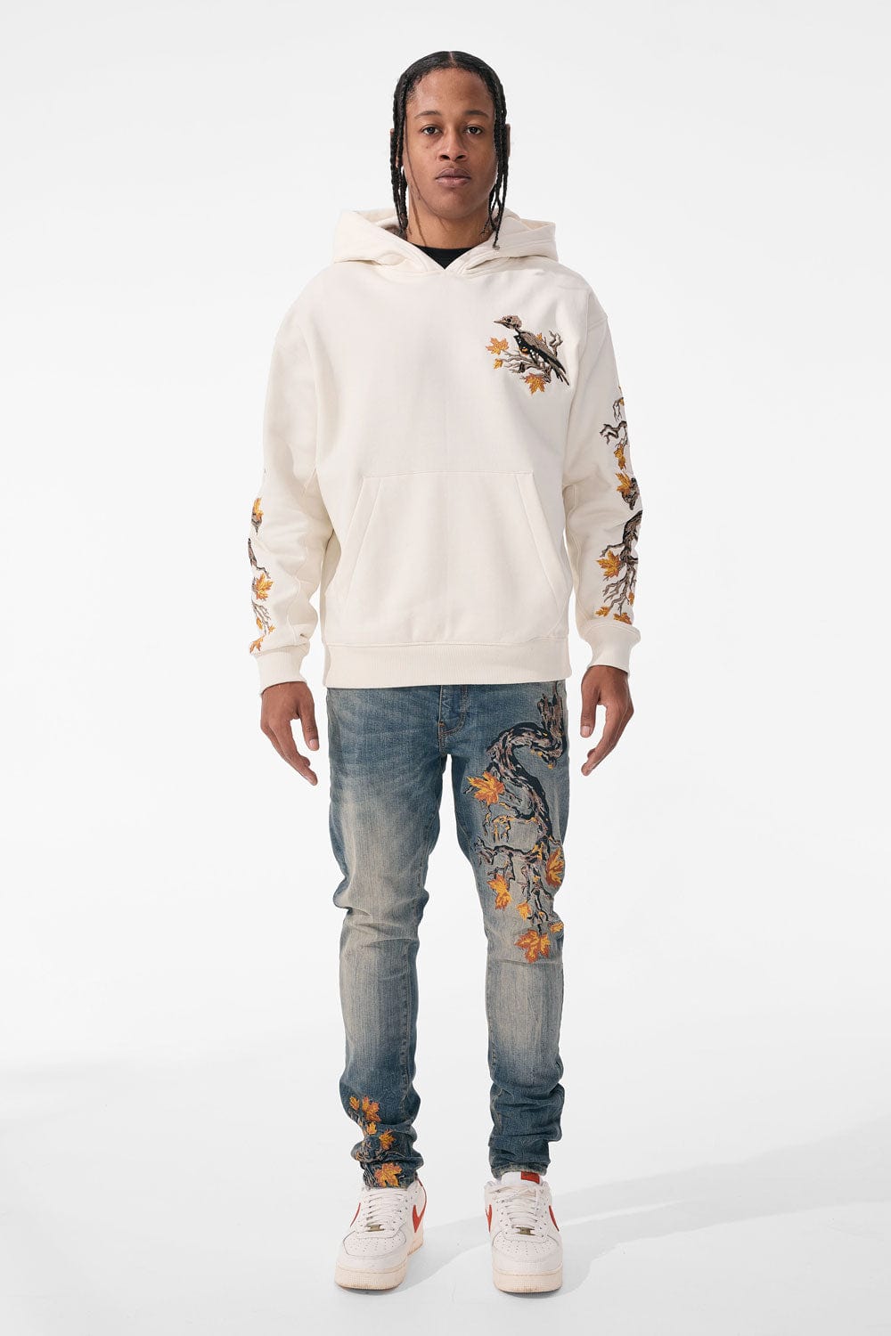 Aviary Pullover Hoodie (Bone)