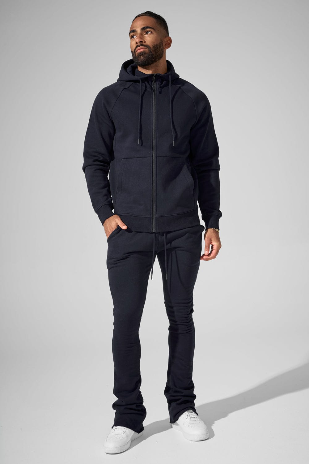 Men's Stacked Fleece Set 6 Piece Bundle (Varsity)