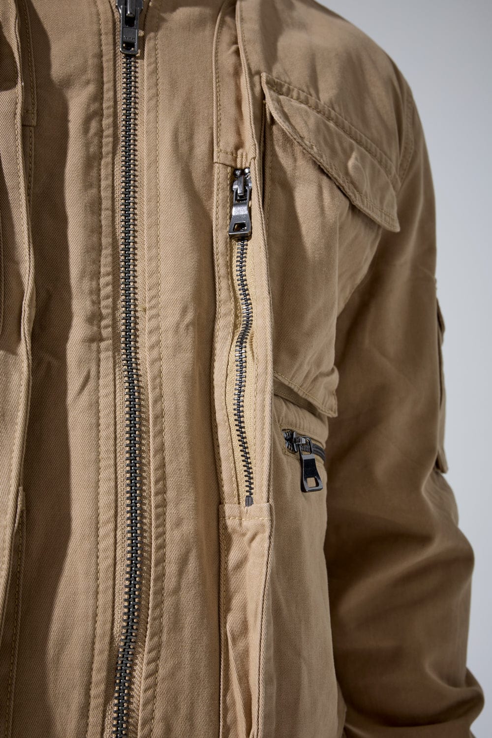 Mercenary Bomber Jacket (Khaki)