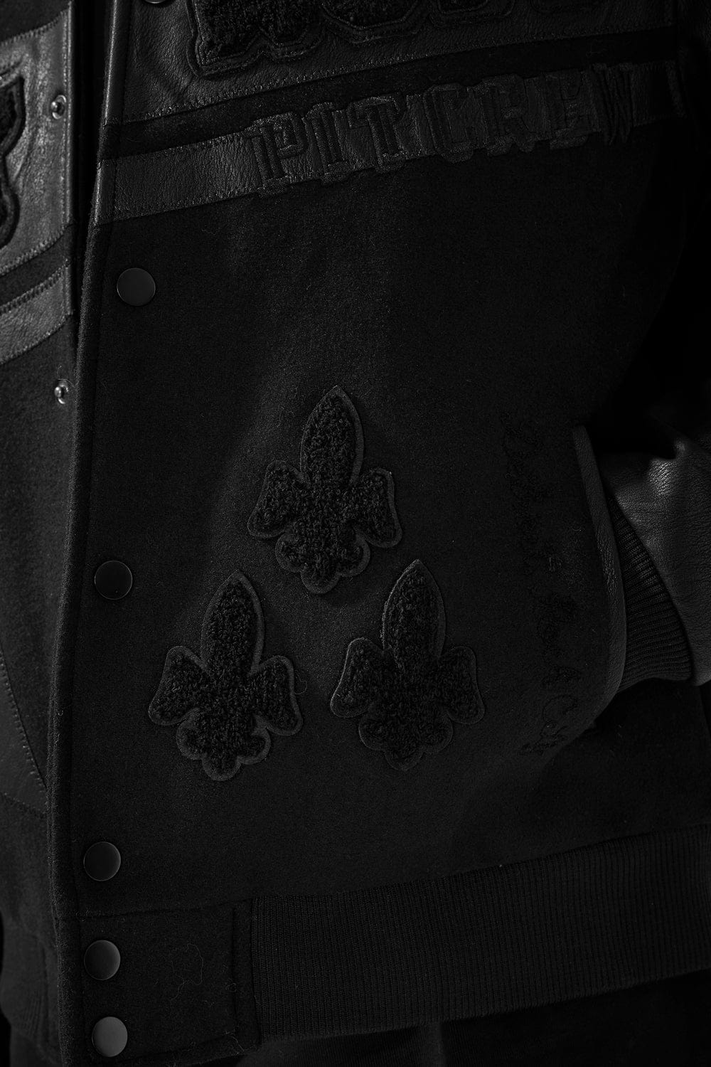 Trackstar Varsity Jacket (Blackout)