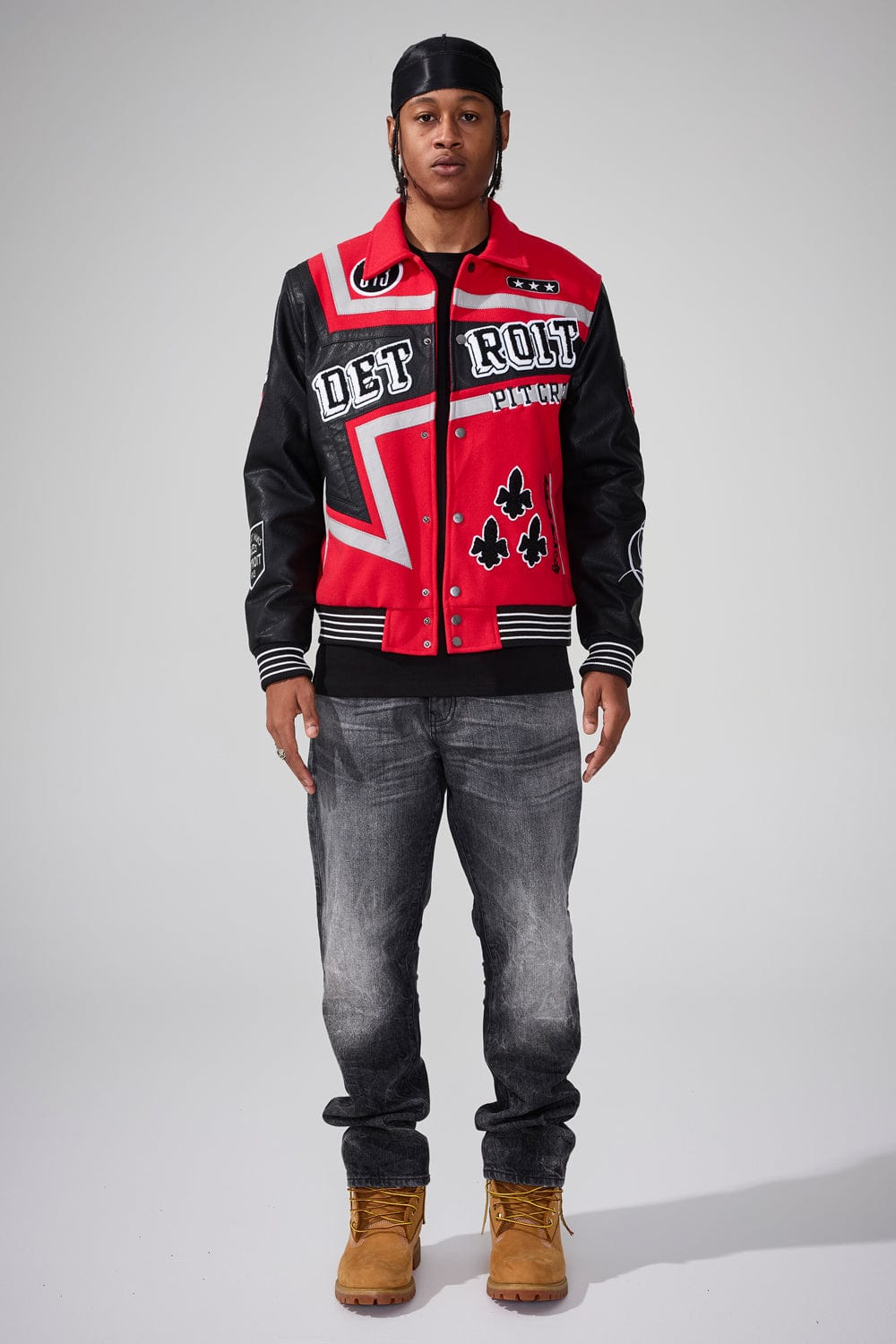 Trackstar Varsity Jacket (Red)