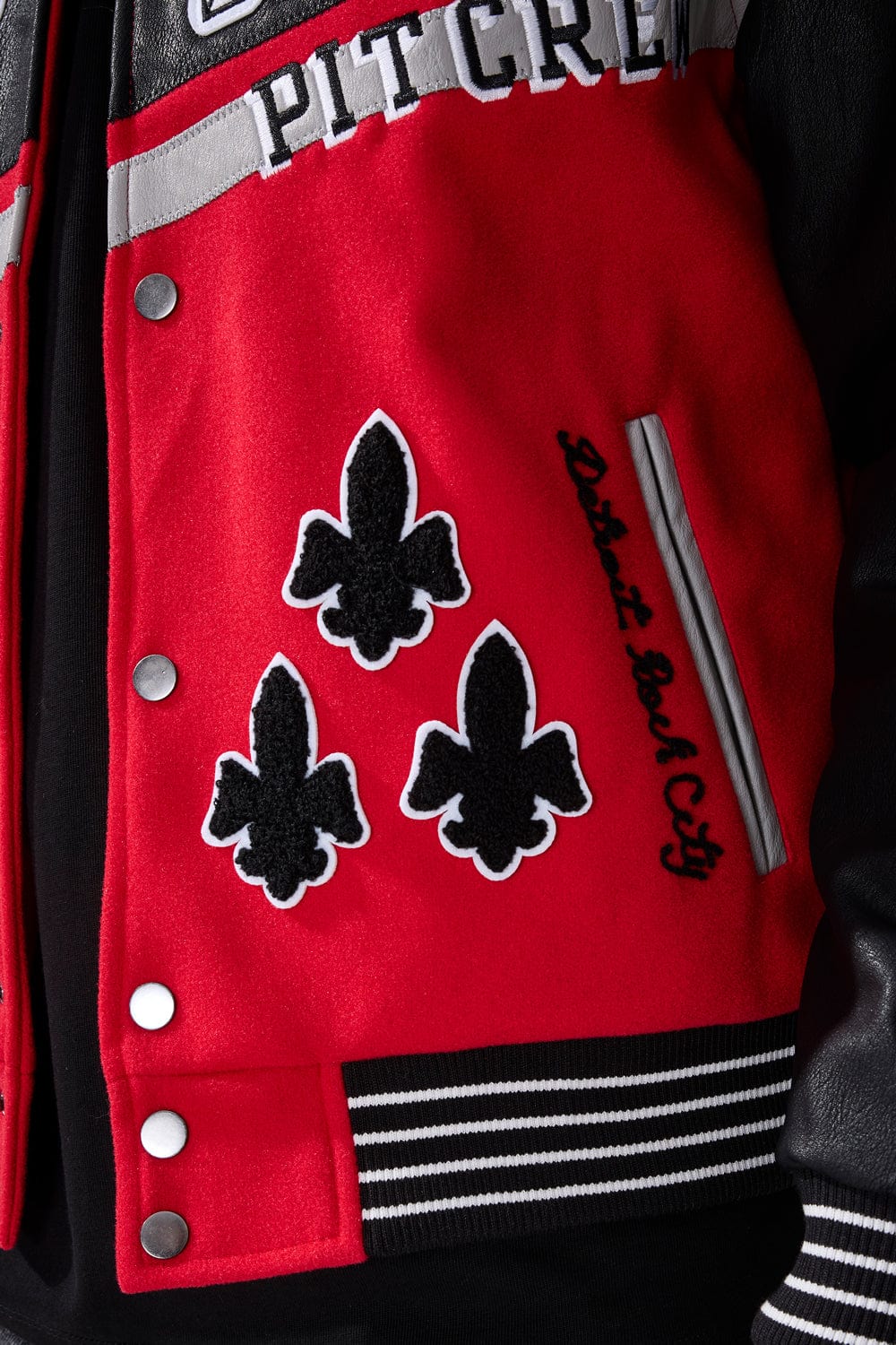 Trackstar Varsity Jacket (Red)