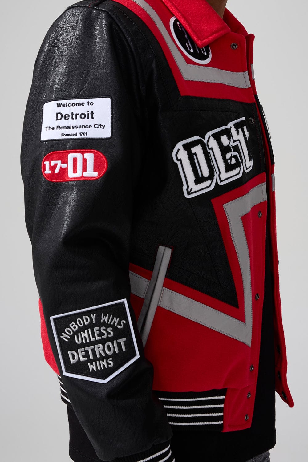 Trackstar Varsity Jacket (Red)