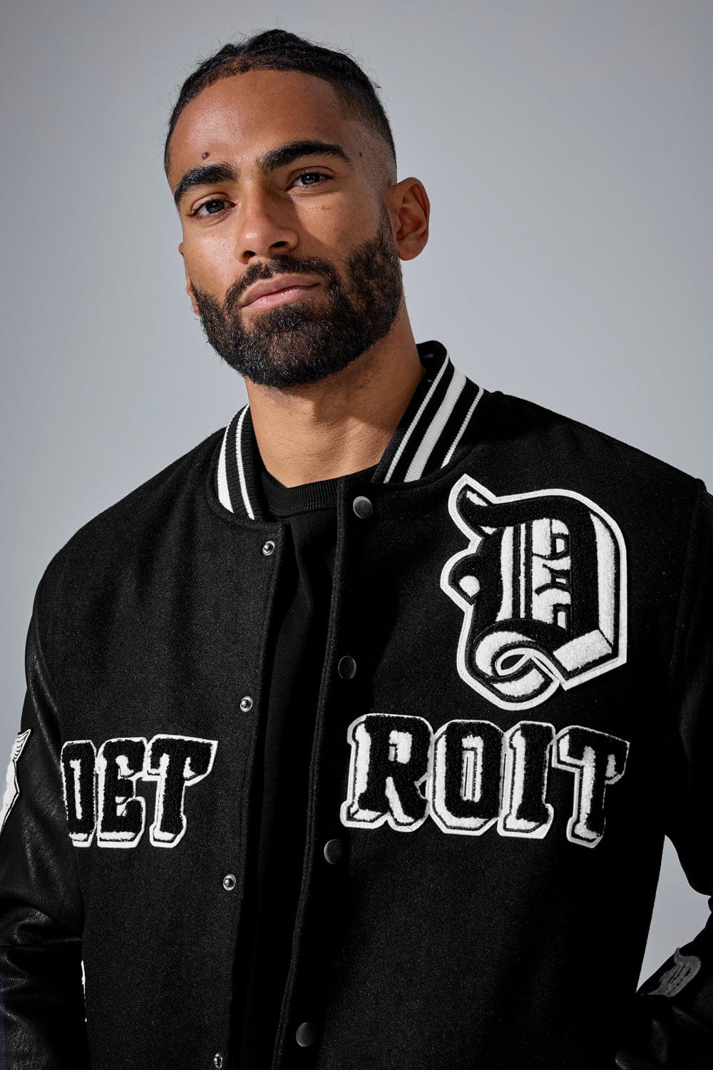 D-Town Varsity Jacket (Black)