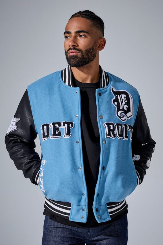 D-Town Varsity Jacket (Lion Blue)