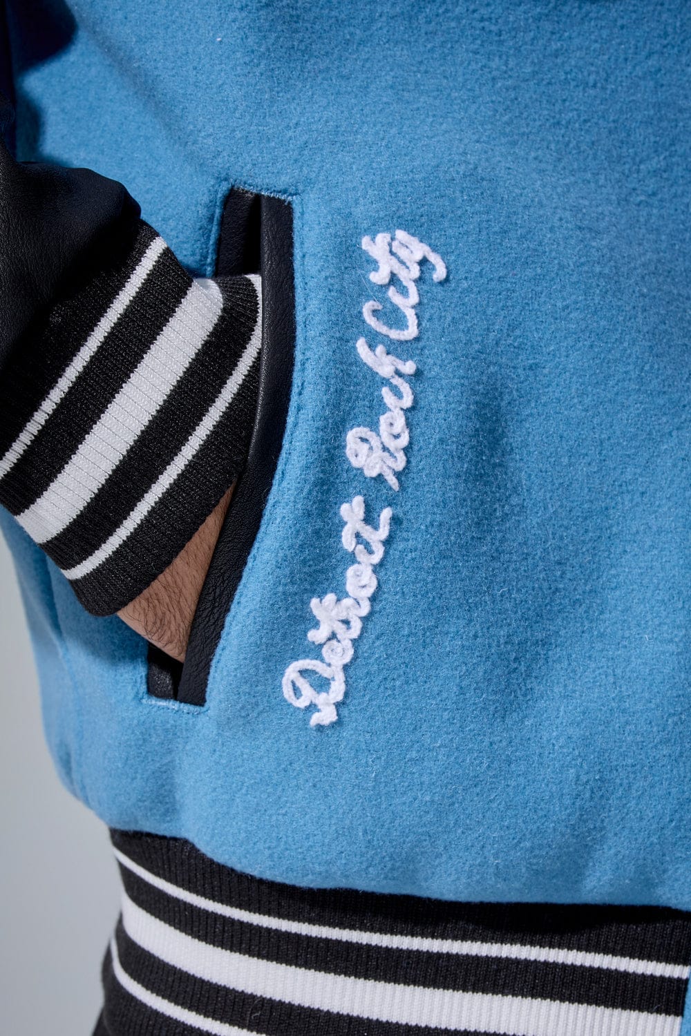 D-Town Varsity Jacket (Lion Blue)