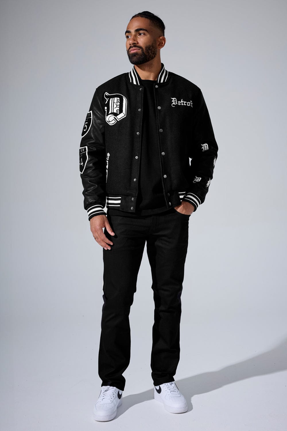 313 Varsity Jacket (Black)