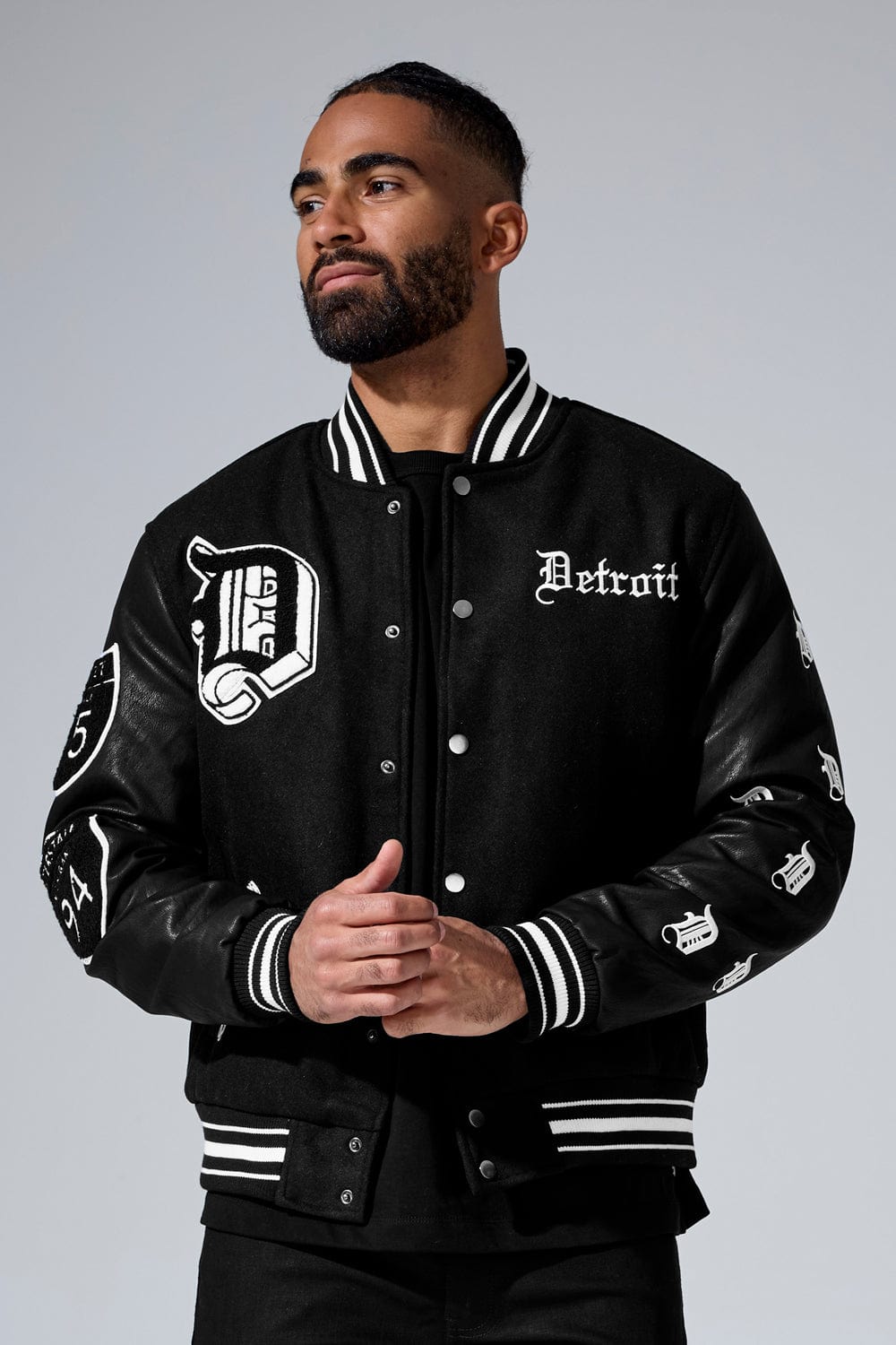 313 Varsity Jacket (Black)