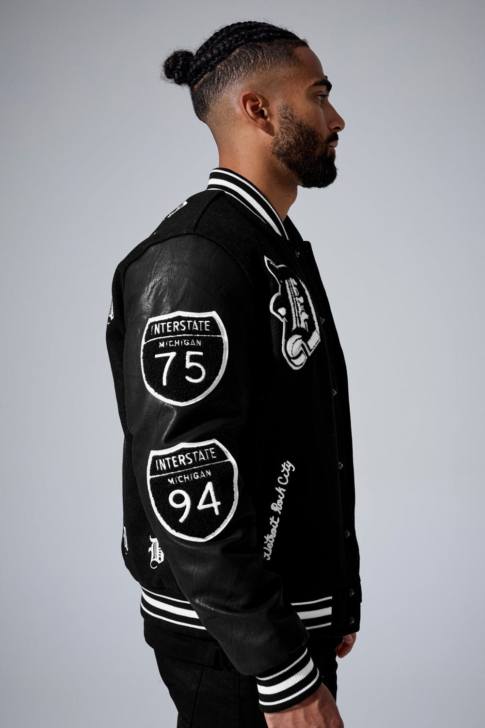 313 Varsity Jacket (Black)