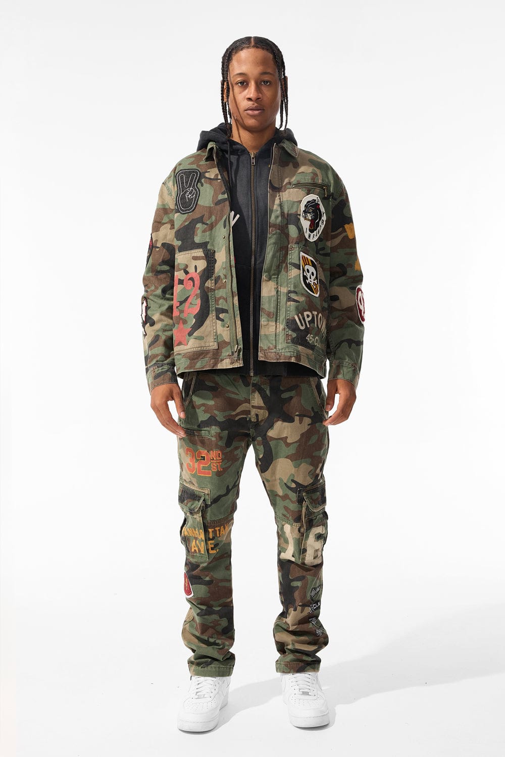 Xavier - Battalion Cargo Pants (Vintage Camo)