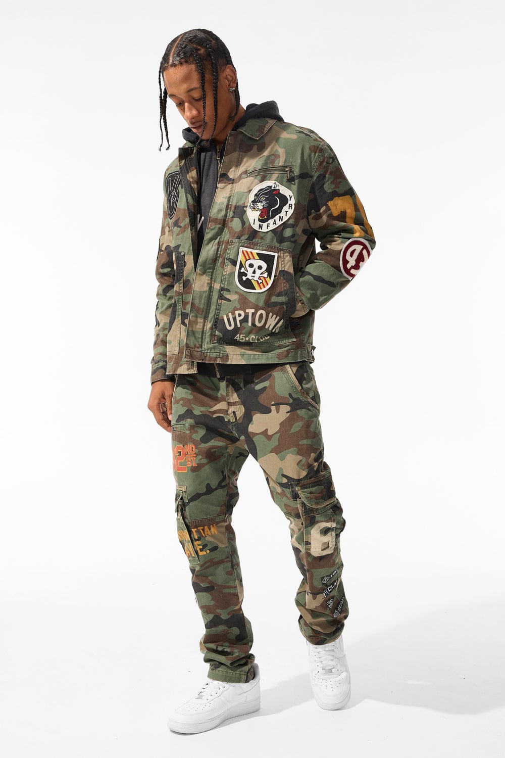 Xavier - Battalion Cargo Pants (Vintage Camo)