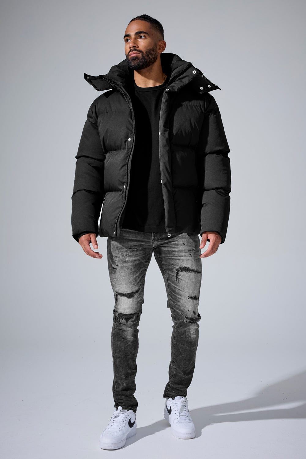 Jackson Heights Puffer Jacket (Black)
