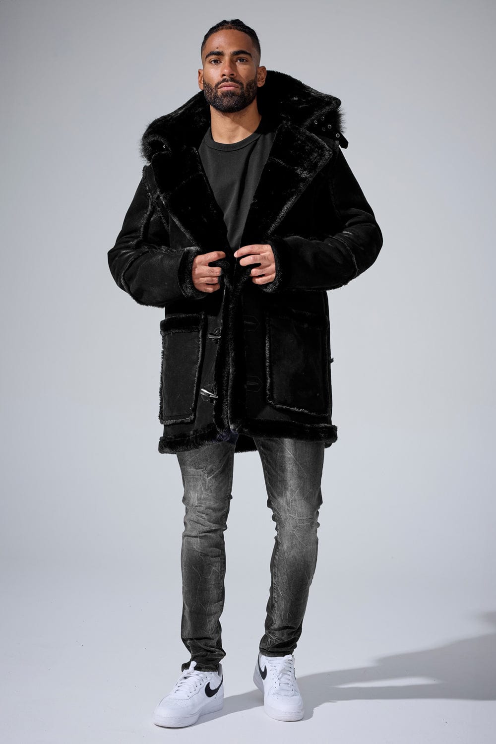Denali Shearling Jacket (Black)