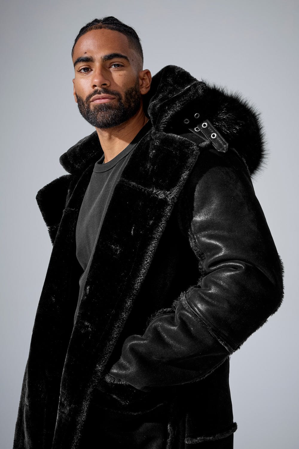 Denali Shearling Jacket (Black)