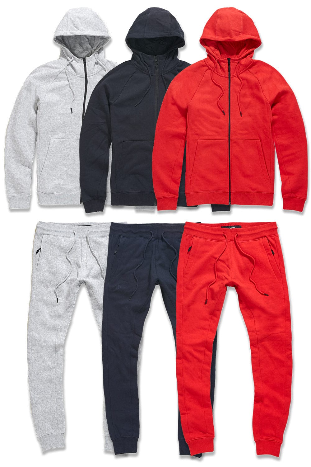 Men's Fleece Set 6 Piece Bundle (Varsity)