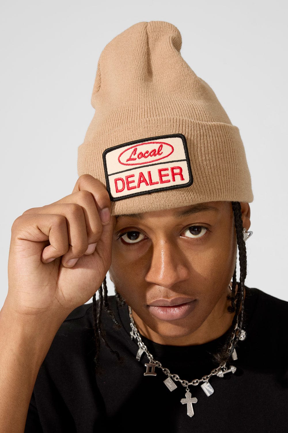 Local Dealer Knit Beanie (Khaki)