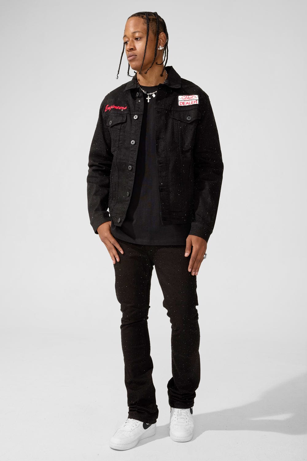 Super Skinny Stacked Fit - Local Dealer Denim - Martin Stacked Collection (Jet Black)