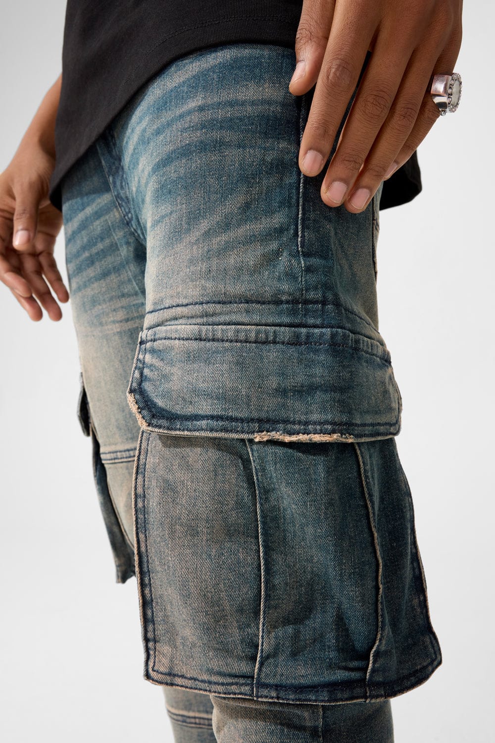 Slim Taper Fit - Bodhi Cargo Denim - Sean Collection
