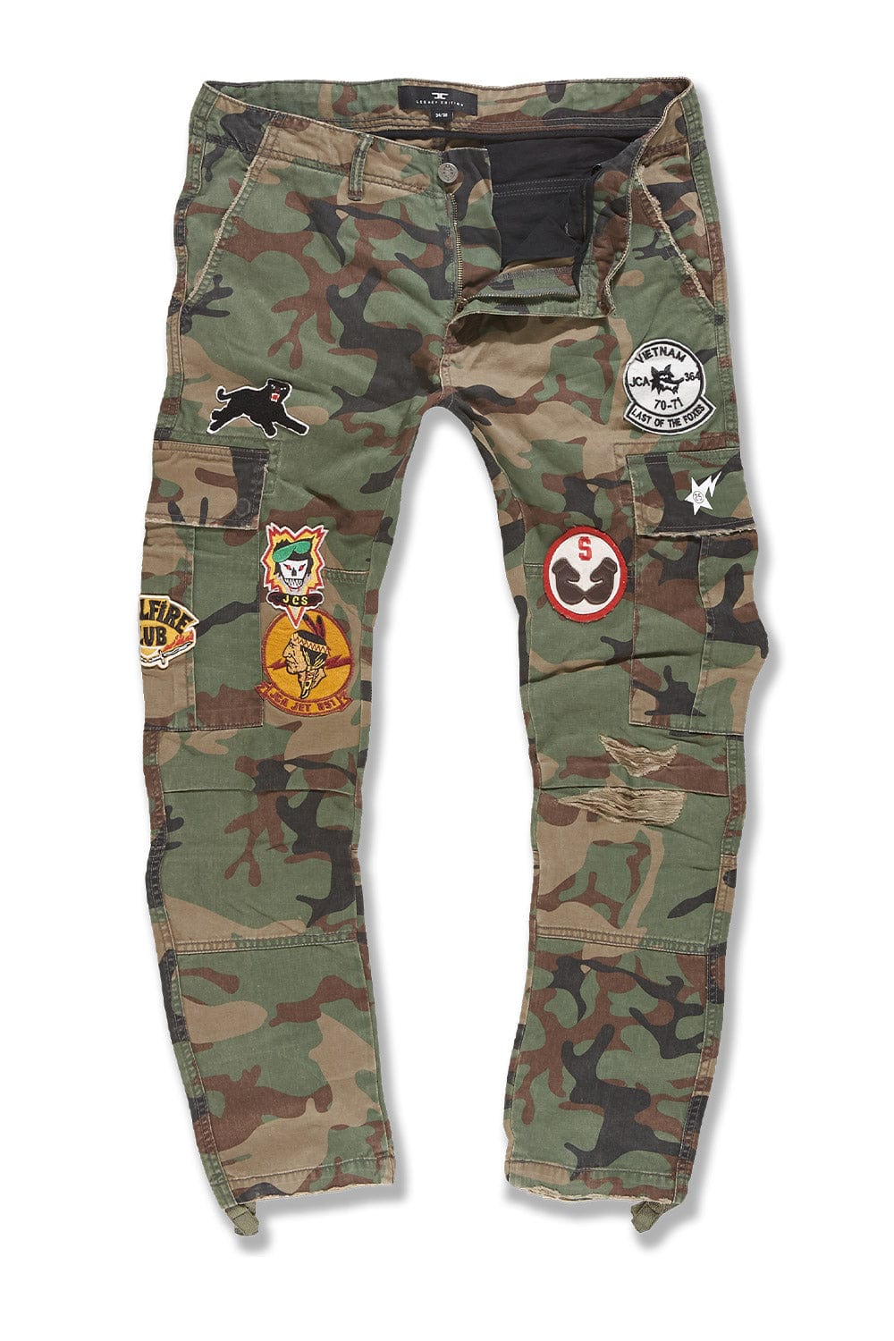 Xavier - Hellfire Cargo Pants (Vintage Camo Diary)