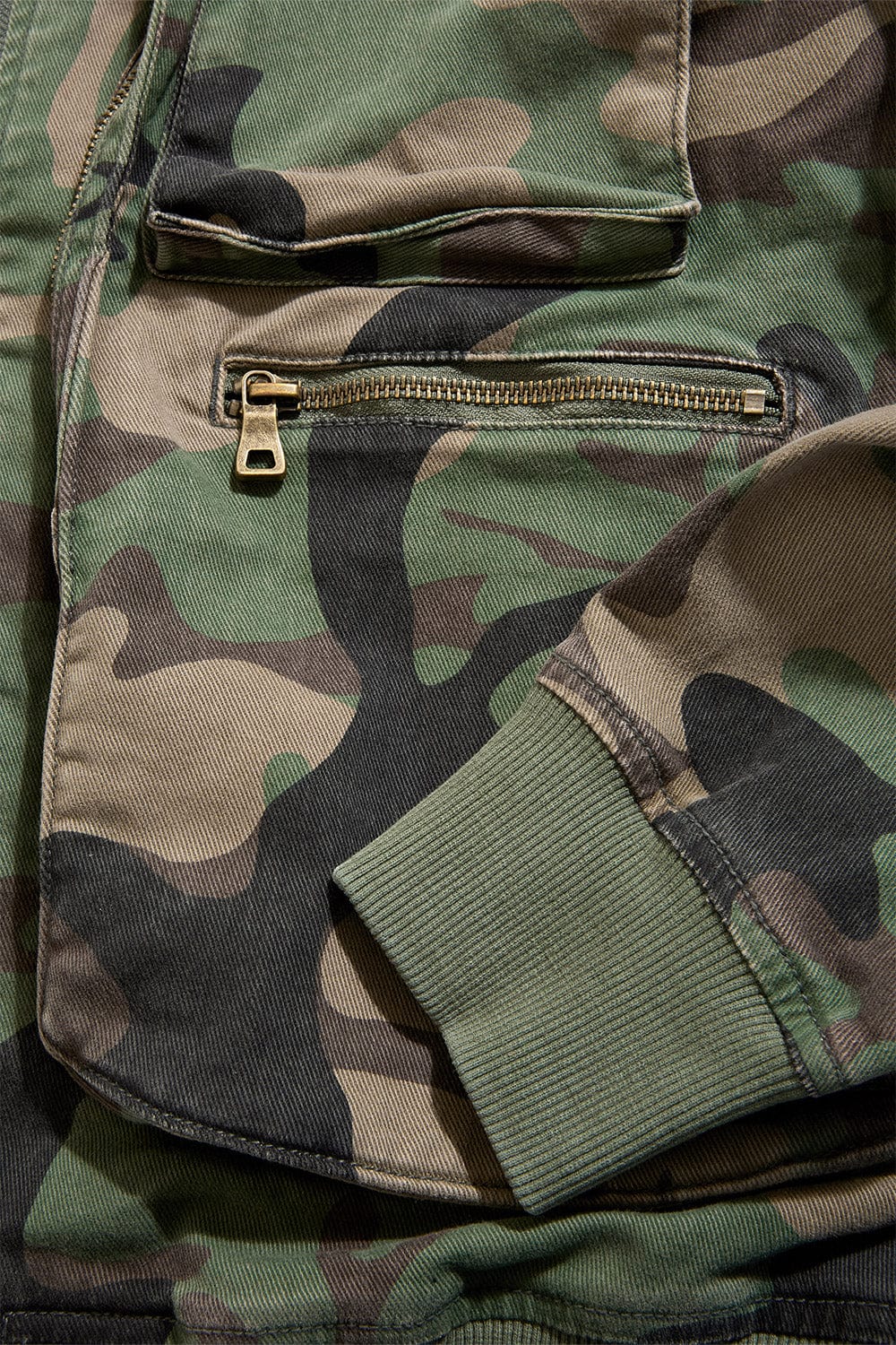 Camo Mercenary Bomber Jacket (Vintage Camo)