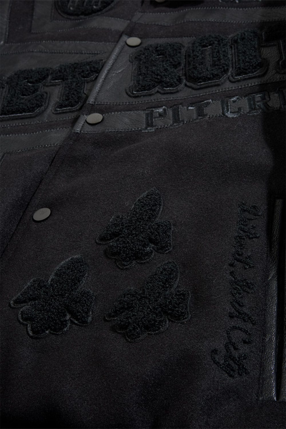 Trackstar Varsity Jacket (Blackout)