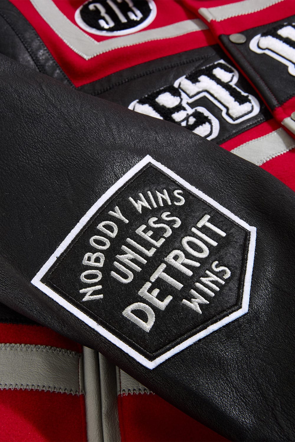 Trackstar Varsity Jacket (Red)