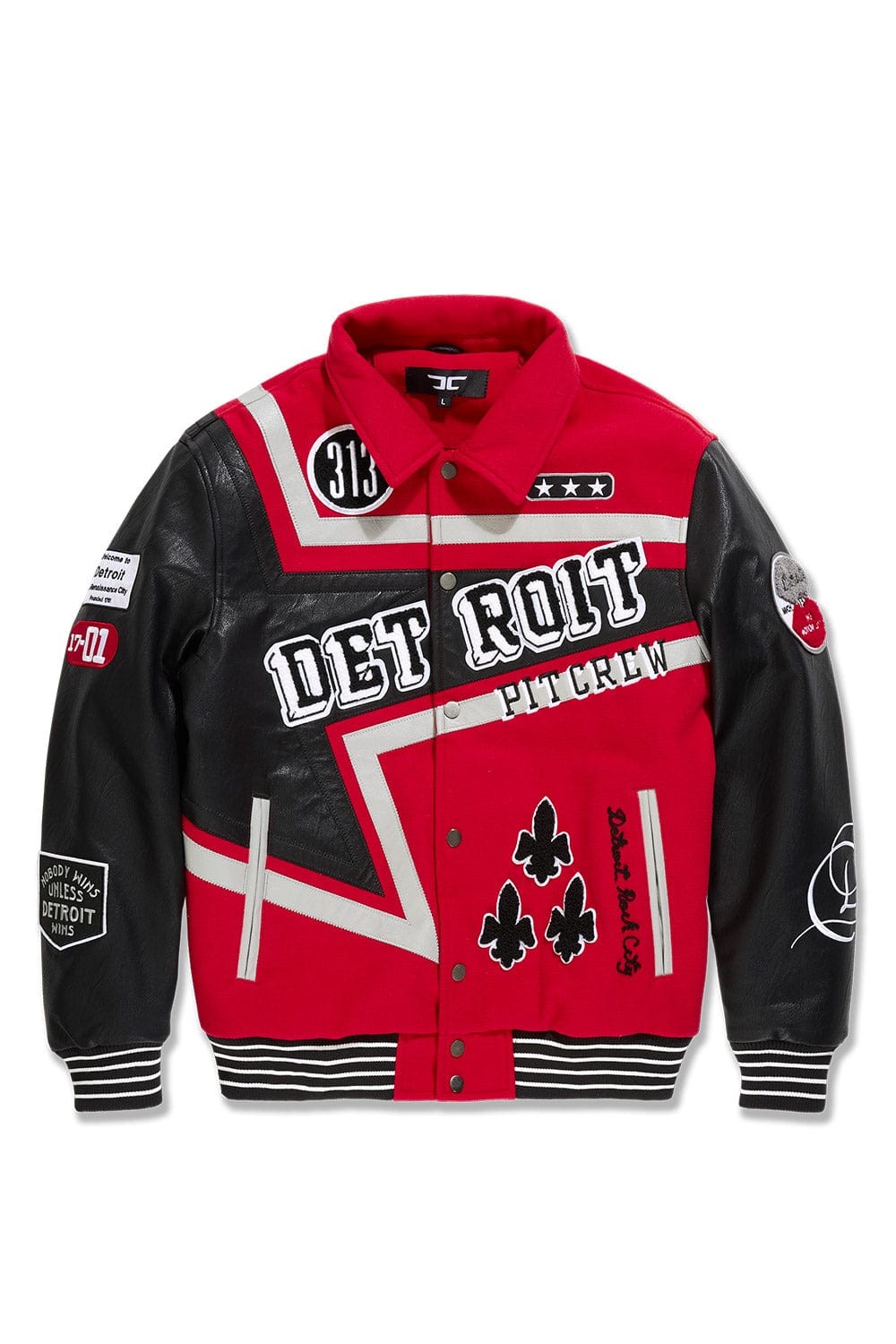 Trackstar Varsity Jacket (Red)