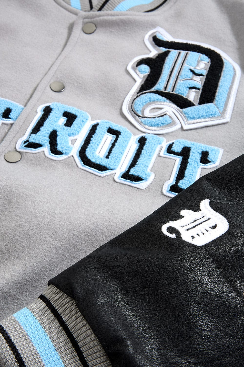 D-Town Varsity Jacket (Lion Grey)