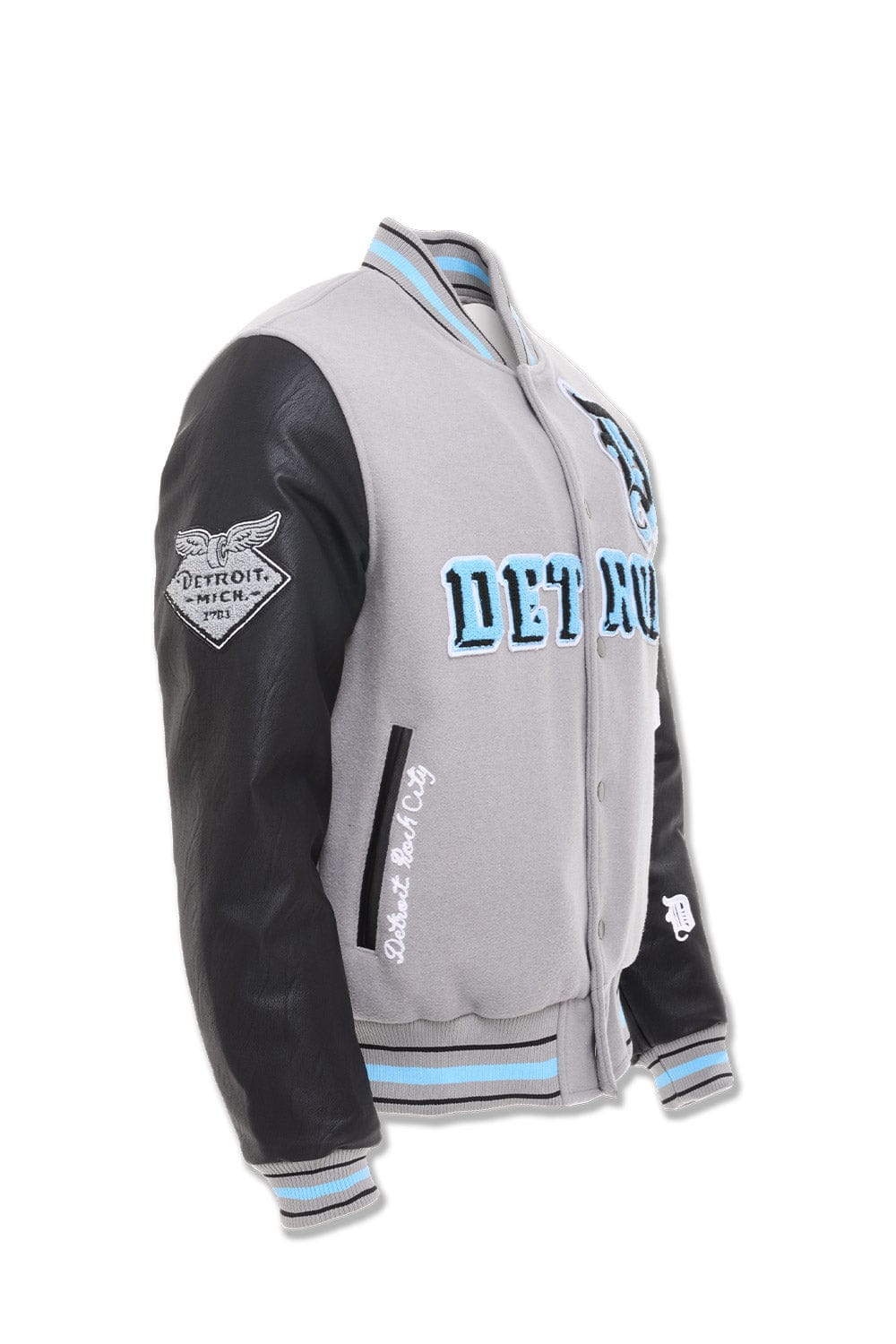D-Town Varsity Jacket (Lion Grey)