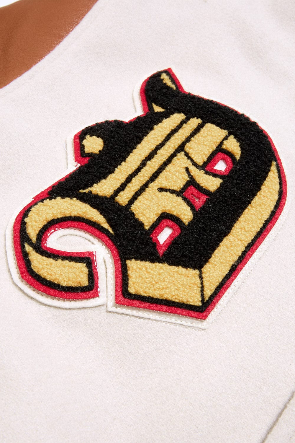 The Renaissance City Varsity Jacket (Cream)