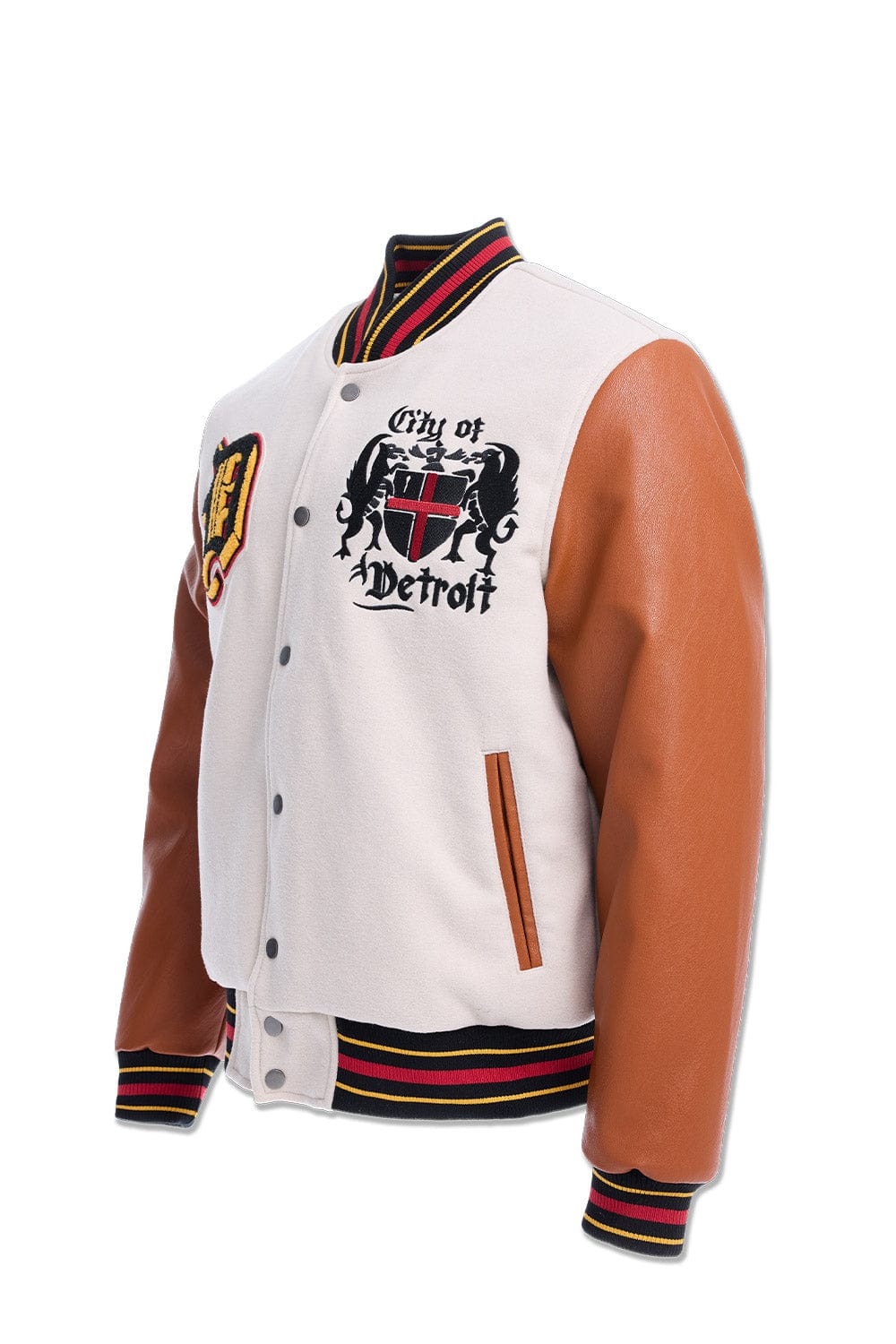 The Renaissance City Varsity Jacket (Cream)