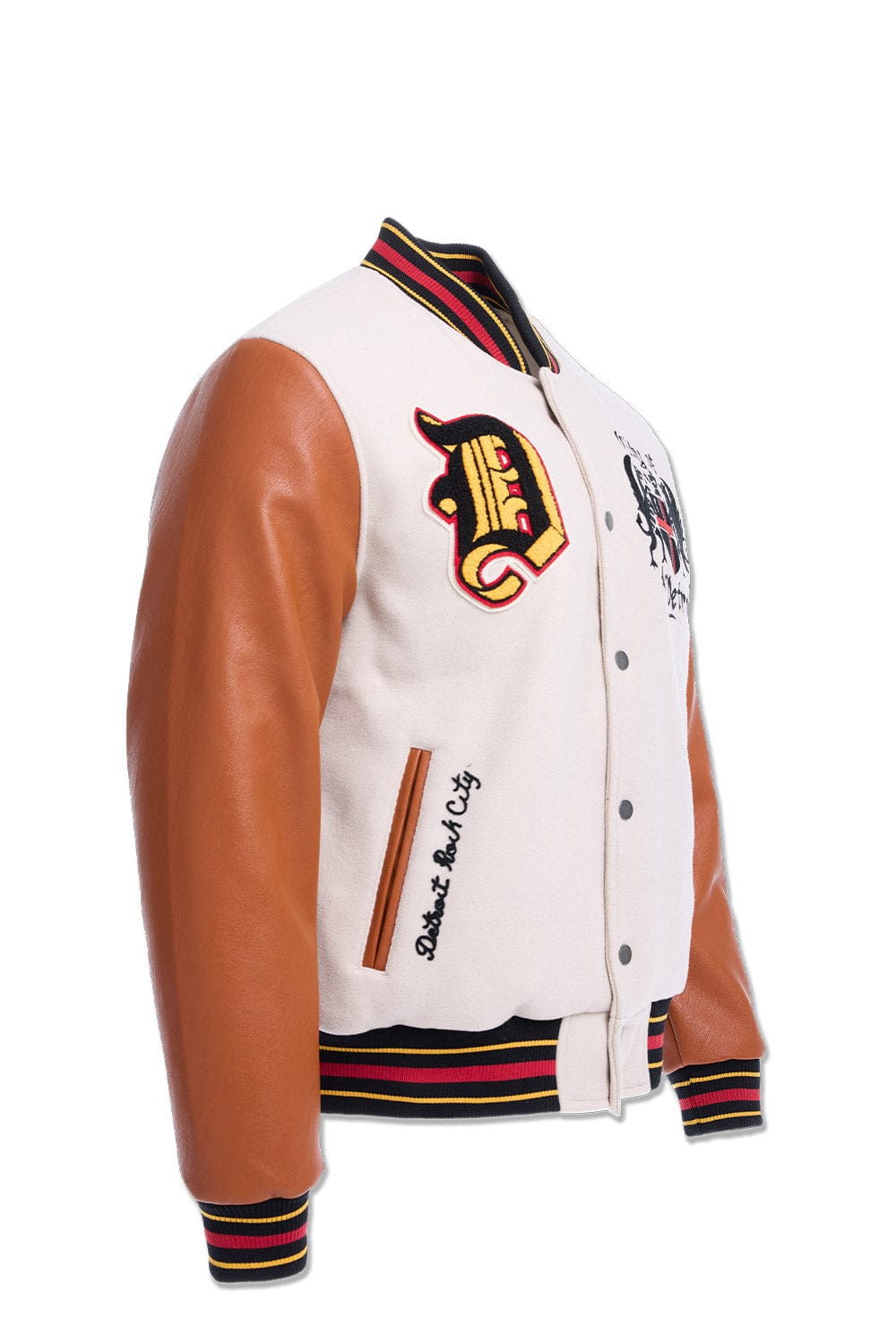 The Renaissance City Varsity Jacket (Cream)