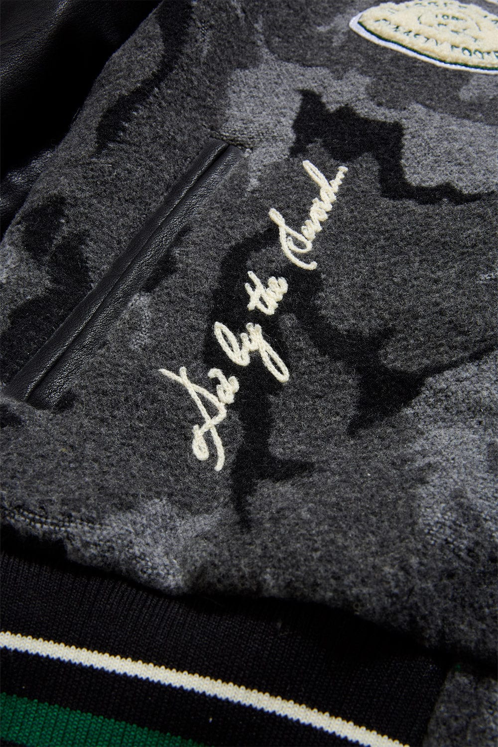 Life of Vice Varsity Jacket (Black Camo)