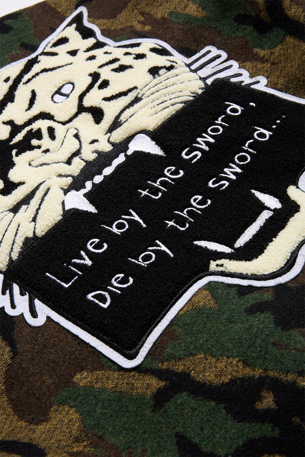 Life of Vice Varsity Jacket (Vintage Camo)