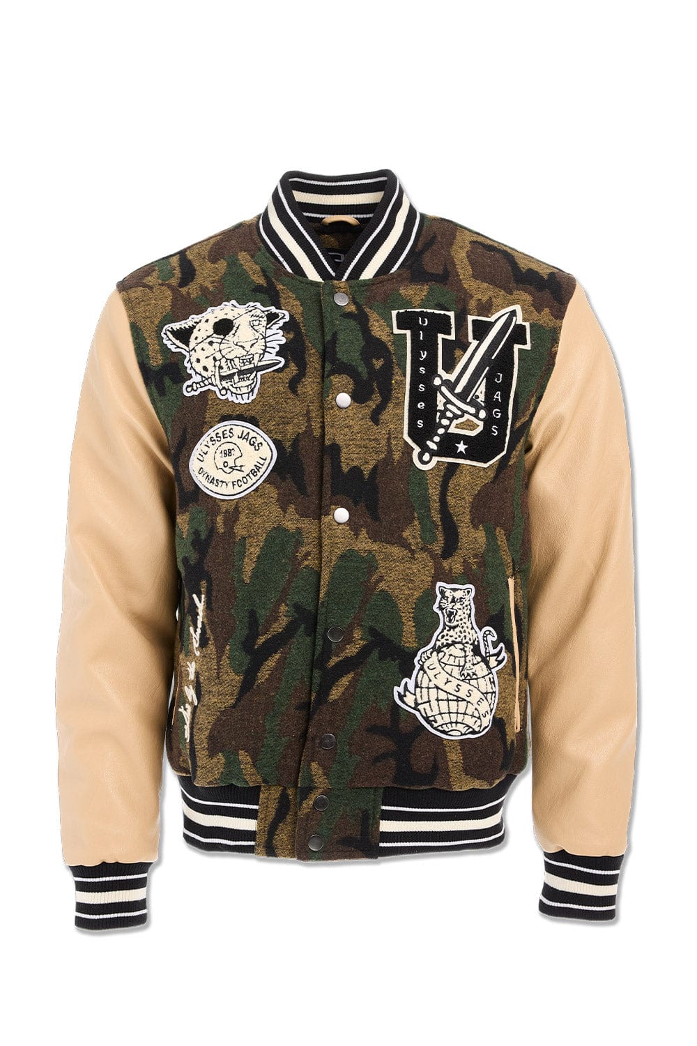 Life of Vice Varsity Jacket (Vintage Camo)