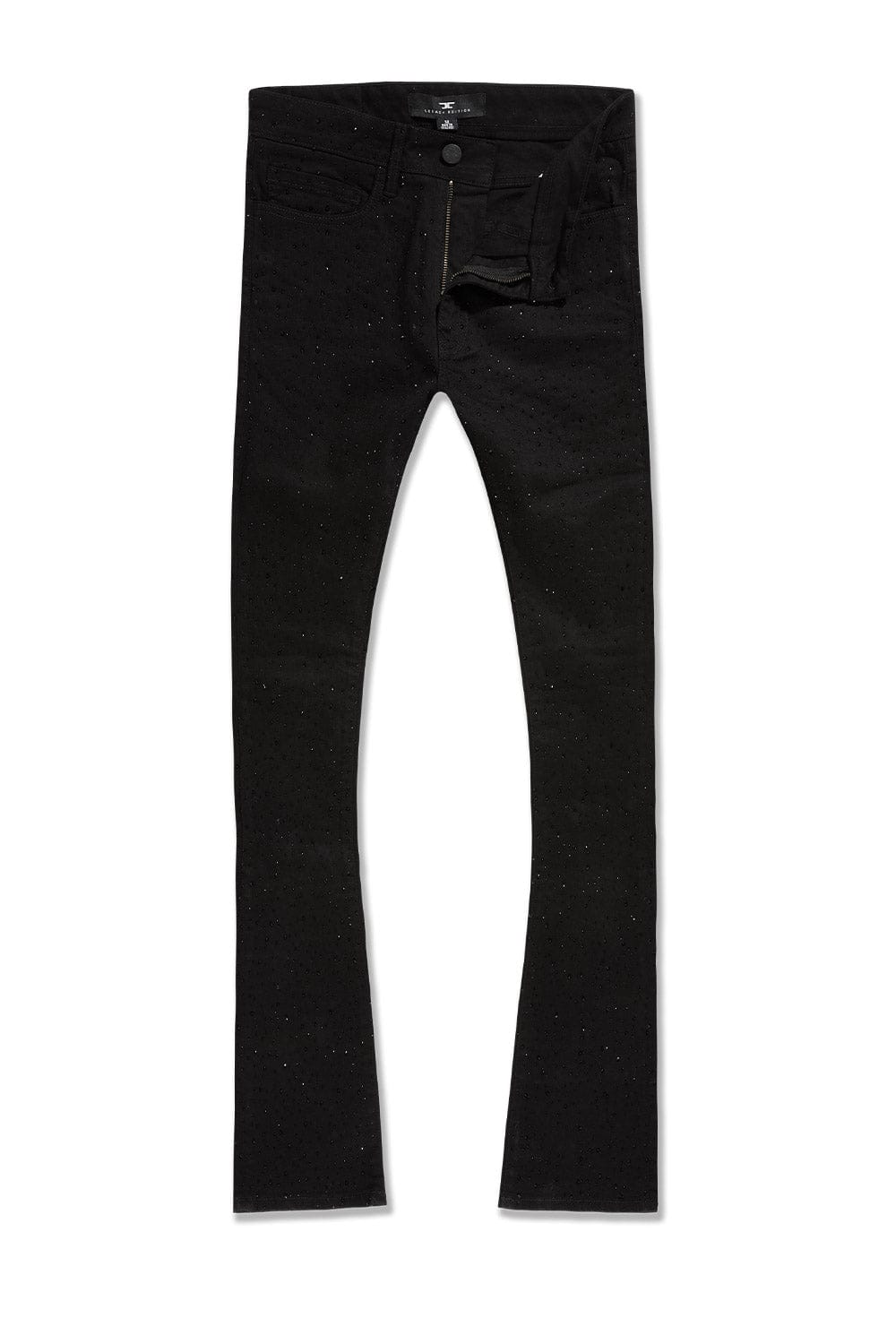Super Skinny Stacked Fit - Local Dealer Denim - Martin Stacked Collection (Jet Black)