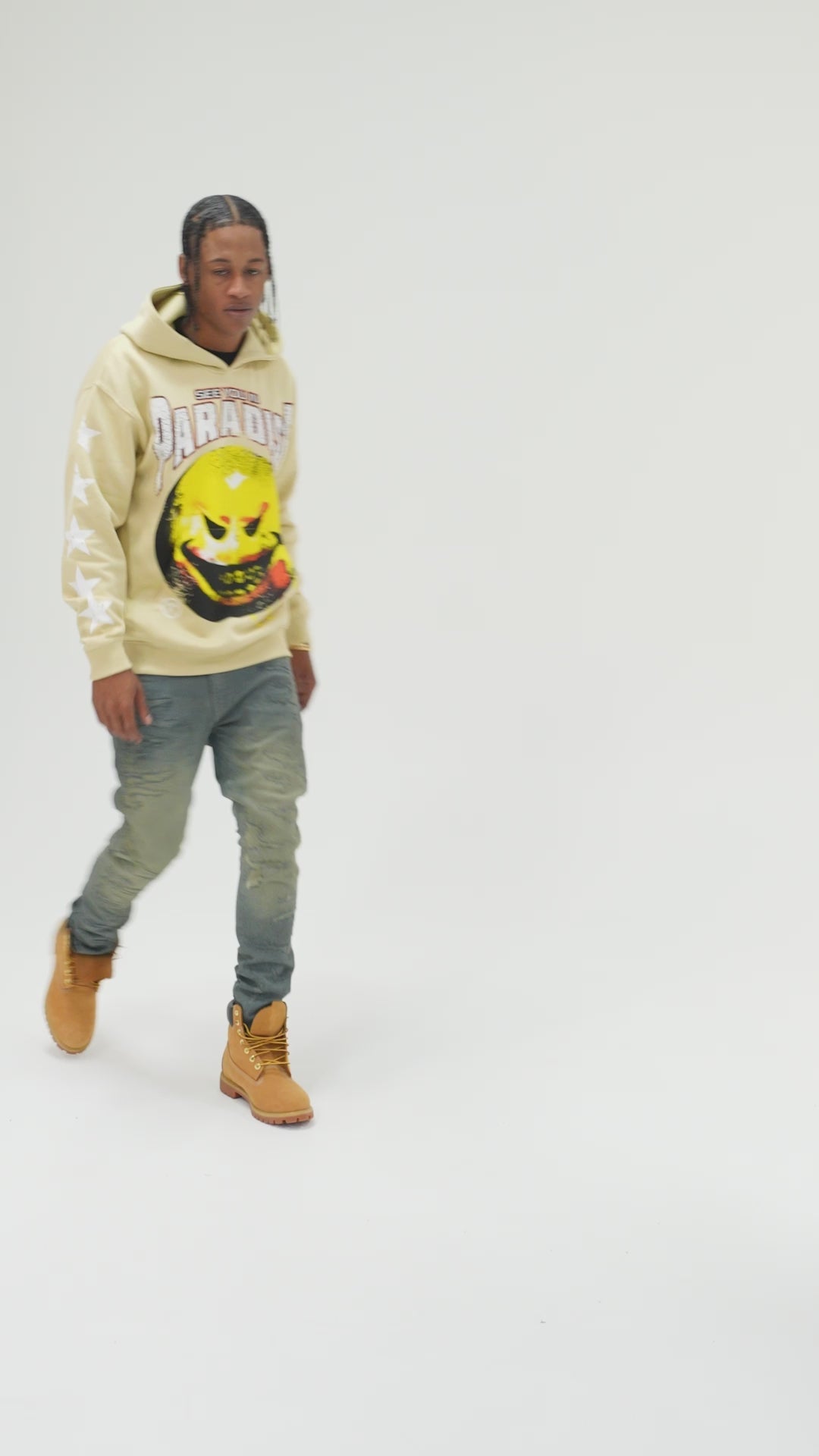 Bad Intentions Pullover Hoodie (Khaki)