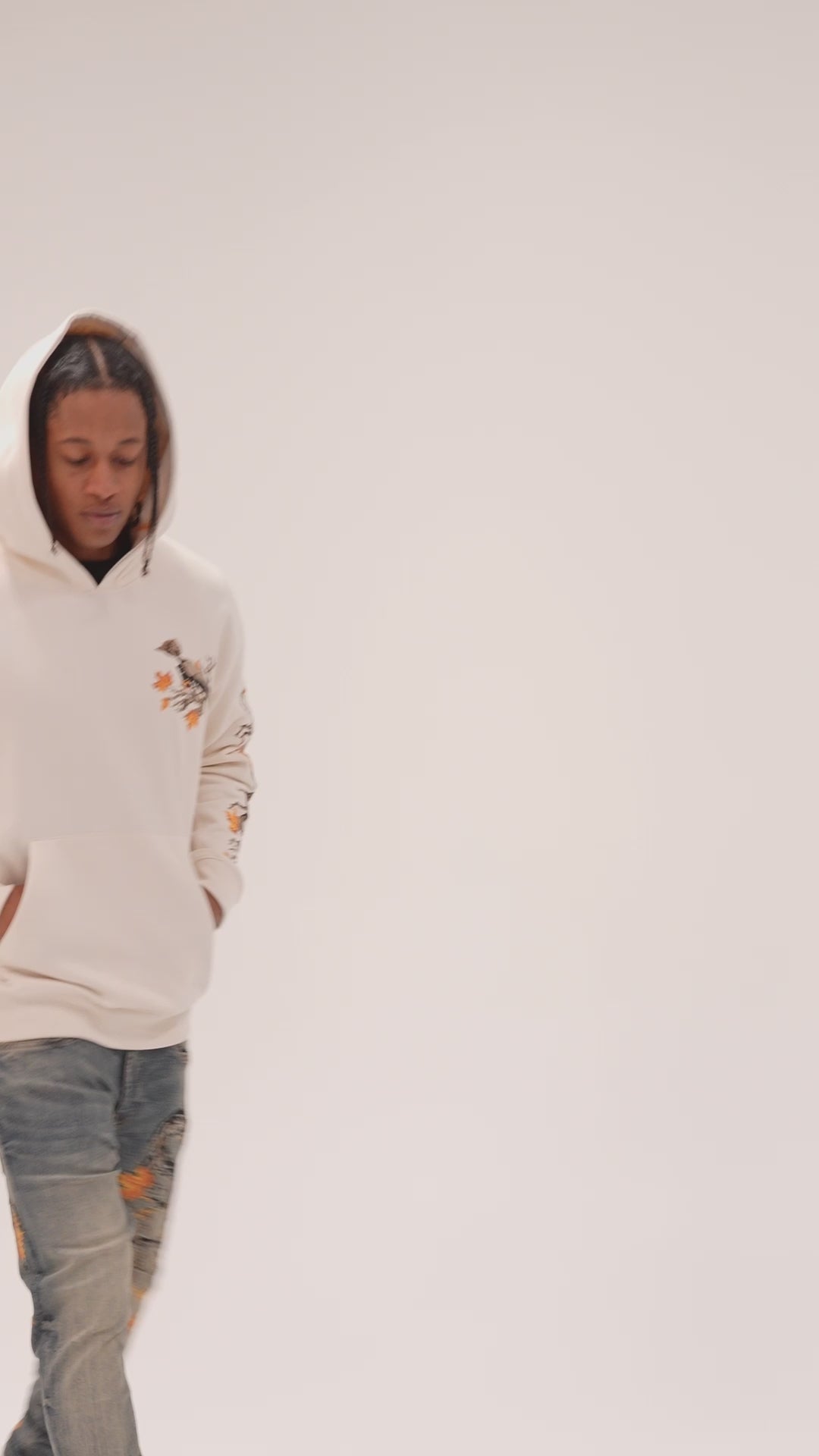 Aviary Pullover Hoodie (Bone)